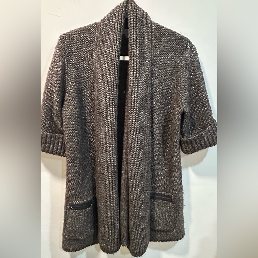Classiques Entier Open  Cardigan short sleeve   Brown size M